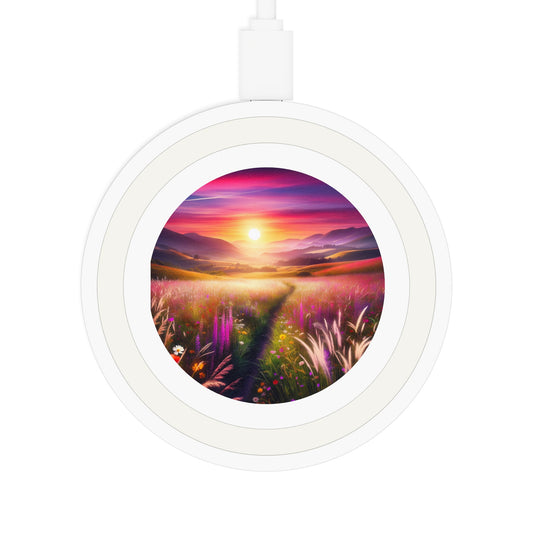 Quake Wireless Charging Pad A Meadow Scene