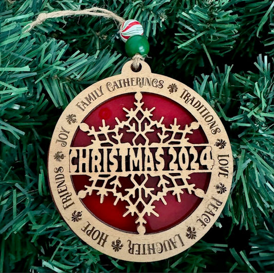 Christmas 2024 Family Traditions Ornament