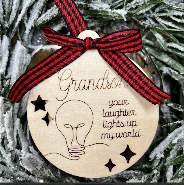 Grandson Christmas Ornament