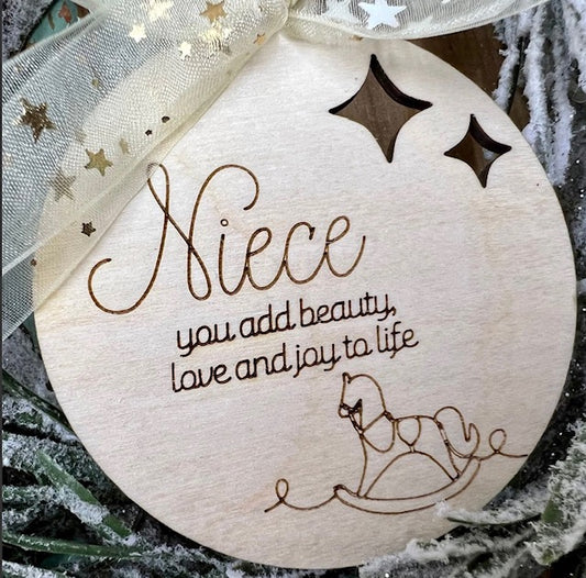 Niece Ornament