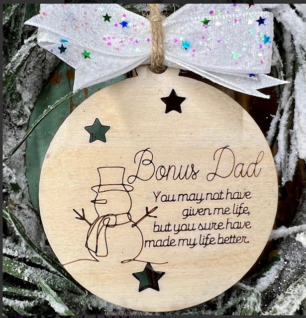 Bonus Dad Ornament