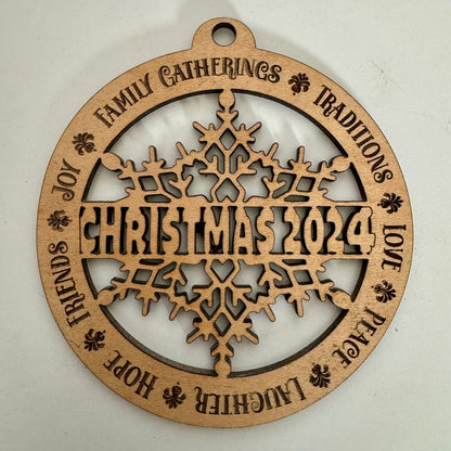 Christmas 2024 Family Traditions Ornament